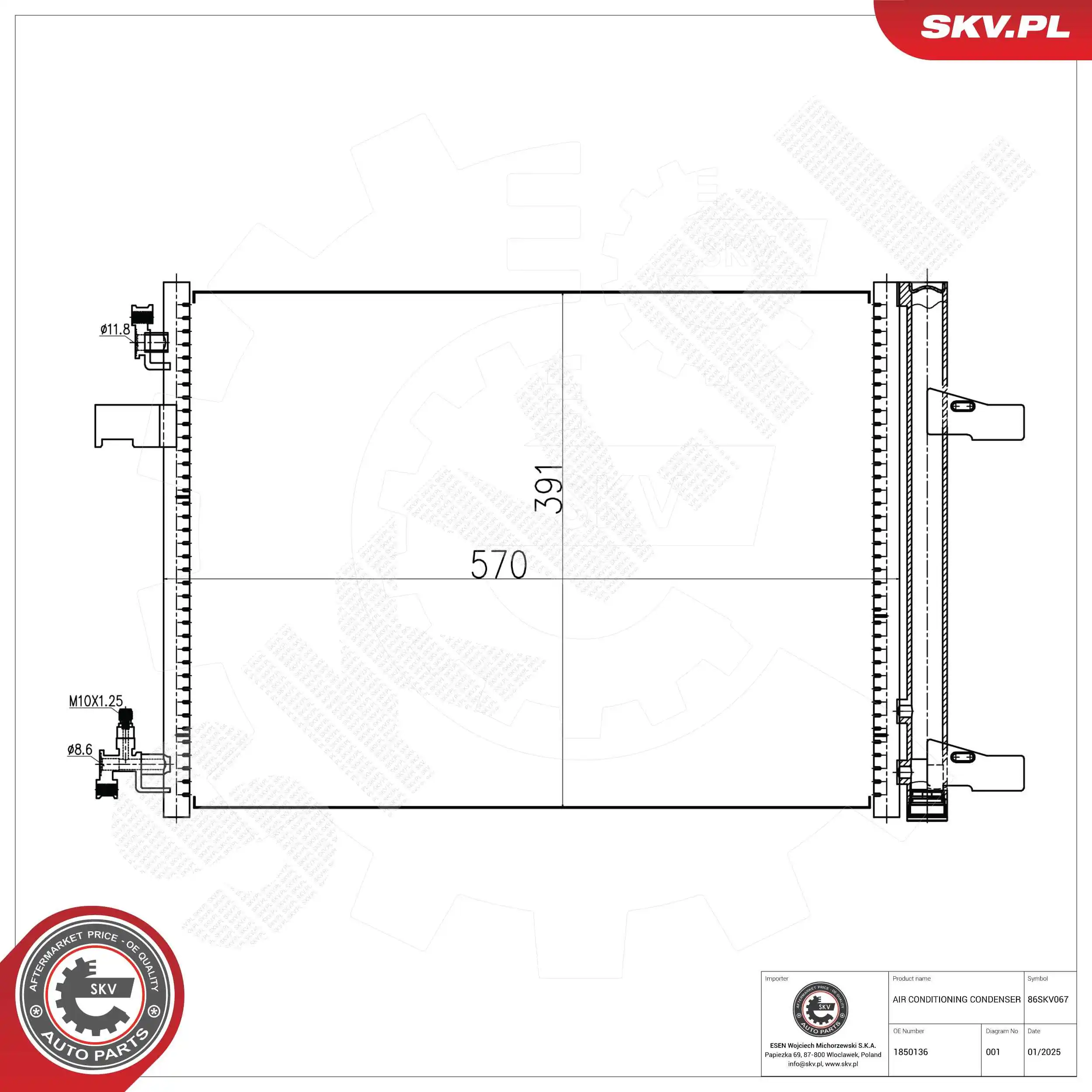 Condenser, air conditioning